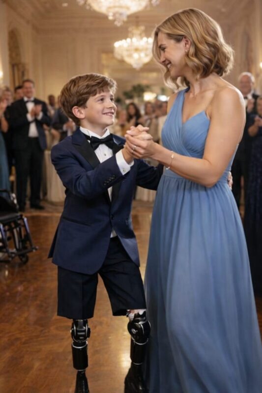 La cameriera andò a cambiarsi e poi tornò nella stanza tenendo in braccio un bambino. Ciò che accadde dopo lasciò tutti sbalorditi.