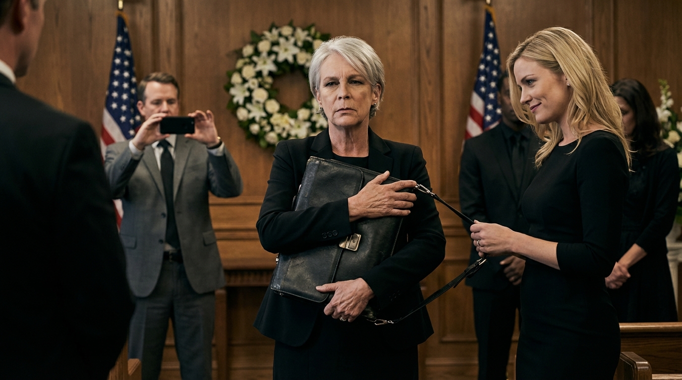 Bem no meio do funeral do meu filho — enquanto o ar ainda carregava aquela mistura agridoce de incenso, lírios e chuva fria de primavera, enquanto parentes se enfileiravam em casacos escuros para tocar minhas mãos e sussurrar “Sinto muito” — minha nora, Brianna, olhou através de mim e disse, calma como uma conta a pagar, que até a manhã seguinte eu precisava sair da casa que ajudei a comprar, porque “não era mais meu lugar”.