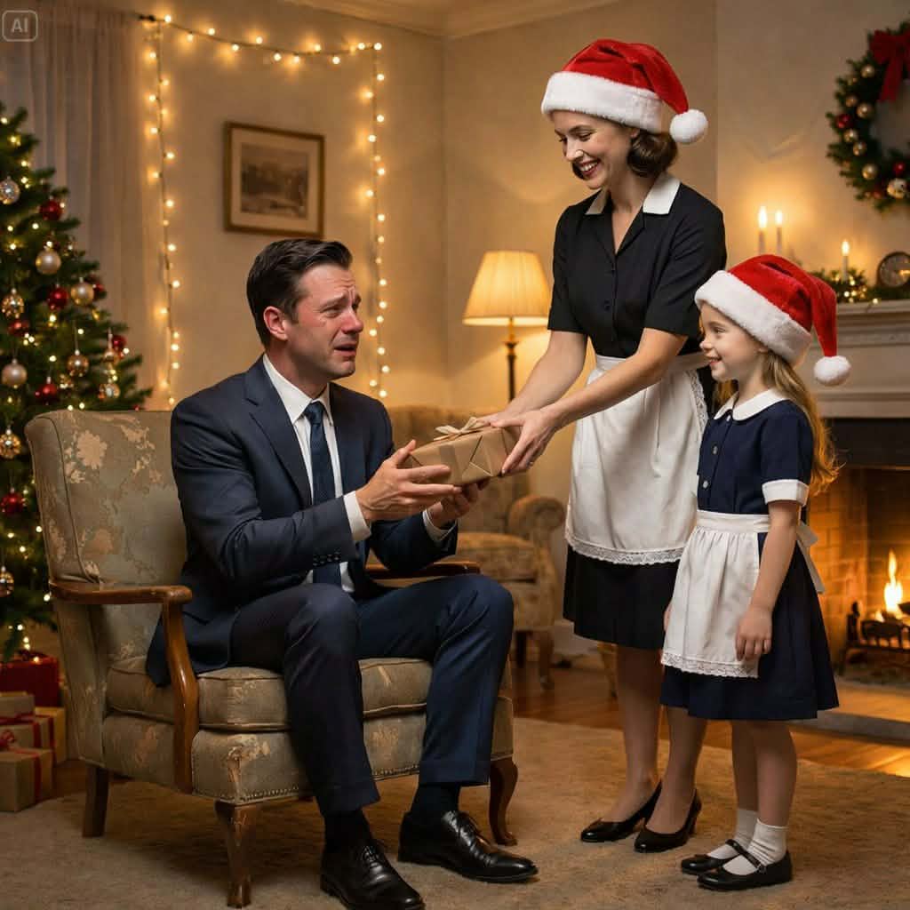Questo miliardario festeggiava il Natale da solo ogni anno, finché un giorno la governante non pronunciò sei parole che gli cambiarono la vita per sempre…