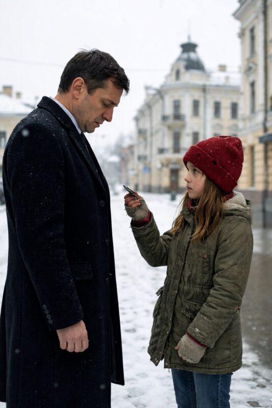 “Per favore, compra questa spilla, mia nonna è malata, abbiamo bisogno di medicine”, implorò una bambina per strada, di fronte a un milionario. Ma quando l’uomo vide la spilla, quasi svenne per lo stupore.😲😱