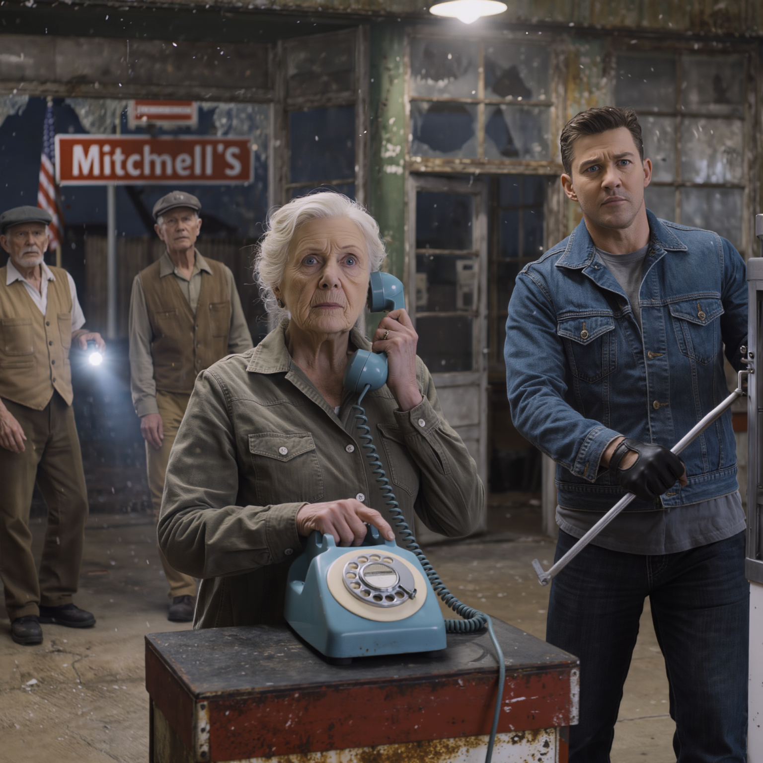 Senza casa dopo la prigione, un’anziana donna è tornata in una stazione di servizio che tutti in città giuravano fosse inutile: trent’anni rubati per un crimine che non aveva mai commesso, un sacchetto di plastica con i suoi effetti personali rilasciato dallo Stato in mano e una sola chiave che aveva indossato liscia sullo spago come una preghiera, perché credeva che quel piccolo posto in rovina fosse l’ultima cosa in America che le appartenesse ancora.