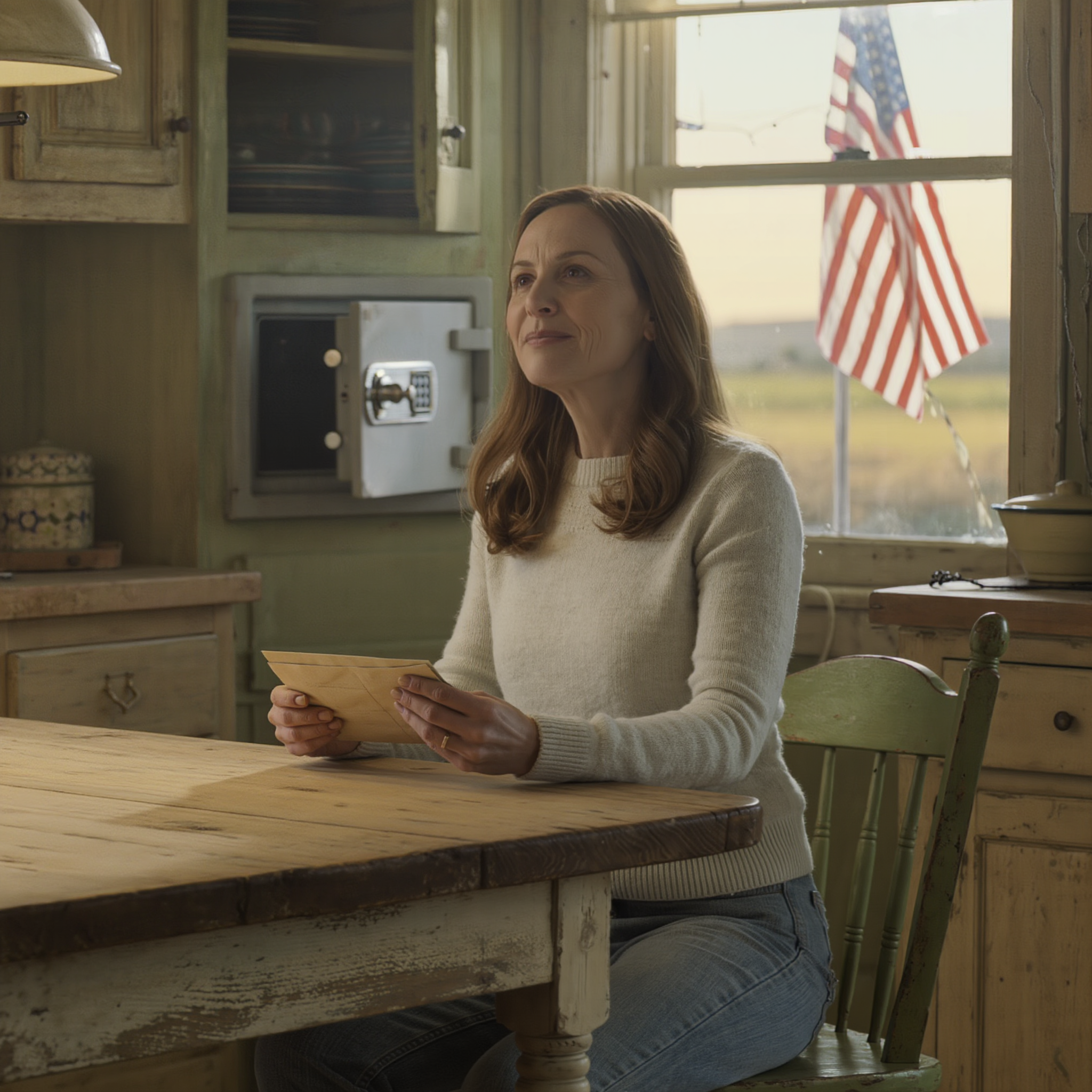 Ho perso la mia villa da 3,5 milioni di dollari, ho perso il diritto di stare con i miei figli e mi sono ritrovata con quasi niente dopo la sentenza del tribunale… finché non ho trovato una busta impolverata. L’unico posto che mi era rimasto era la vecchia casa di campagna di mia madre. Distrutta e intorpidita, ci sono andata per sparire per un po’. Mentre pulivo, ho scoperto una cassaforte nascosta. Il codice era il mio compleanno. Mi tremavano le mani quando la porta si è aperta con uno scatto. Dentro c’erano una busta sbiadita e una lettera che diceva: “Ho tenuto questo segreto per un motivo… è sempre stata la mia ultima cartolina”.