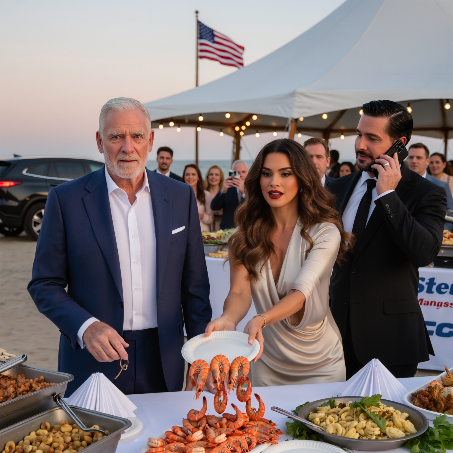 Al 40° anniversario della mia azienda in una tenuta sul lungomare, mia nuora mi guardò negli occhi, sorrise e disse: “Le cause di beneficenza mangiano per ultime”, come se fosse una battuta privata che la sala aveva deciso di tenere segreta. Qualcuno rise. Mio figlio mi vide e decise di distogliere lo sguardo. Posai il piatto vuoto e uscii sul vialetto di ghiaia, sentendo lo stesso scricchiolio che avevo sentito quarant’anni prima quando io e la mia defunta moglie iniziammo a costruire la nostra prima fabbrica.