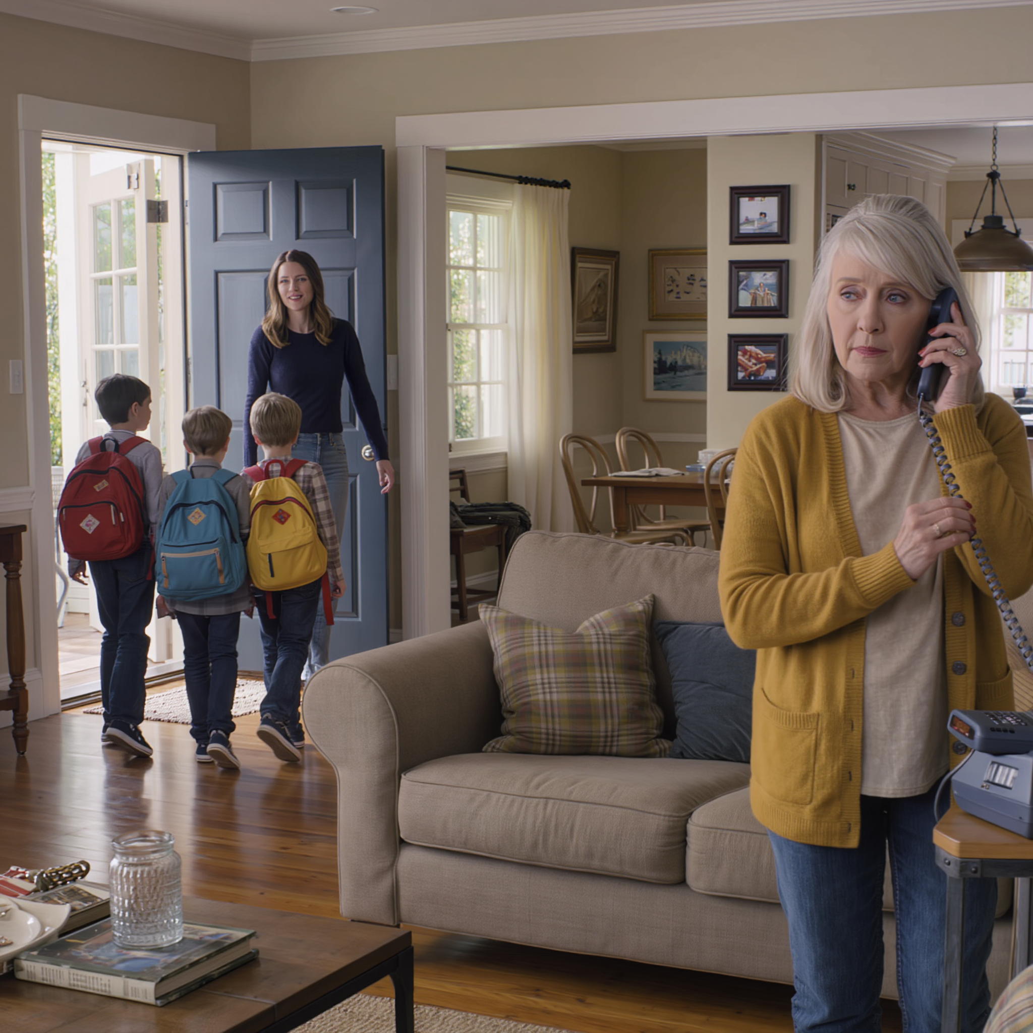 Ero appena andato in pensione quando mia nuora mi ha chiamato e mi ha detto senza mezzi termini: “Porto i tre bambini. Ora sei libero, quindi bada a loro mentre sono in viaggio”. Ho sorriso, ho mantenuto la calma e ho chiuso la chiamata. Non ho discusso. Non le ho fatto la predica. Non l’ho supplicata di rispettarmi. Ho semplicemente preso una decisione silenziosa: pratica, entro i miei limiti e impossibile da trasformare in una scena più grande in seguito. Quando è tornata a casa dal suo viaggio, nel momento in cui è entrata, si è bloccata… perché l’aiuto che aveva sempre pensato sarebbe stato “a portata di mano, qualunque cosa fosse” non l’aspettava più. E non aveva idea di cosa stessi per fare.