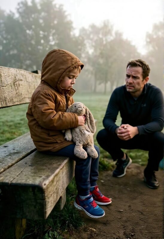 Ogni giorno, un bambino di tre anni trascorre otto ore seduto sulla stessa panchina. I passanti pensano che stia giocando… finché un passante non si avvicina e scopre qualcosa che nessuno avrebbe mai immaginato…