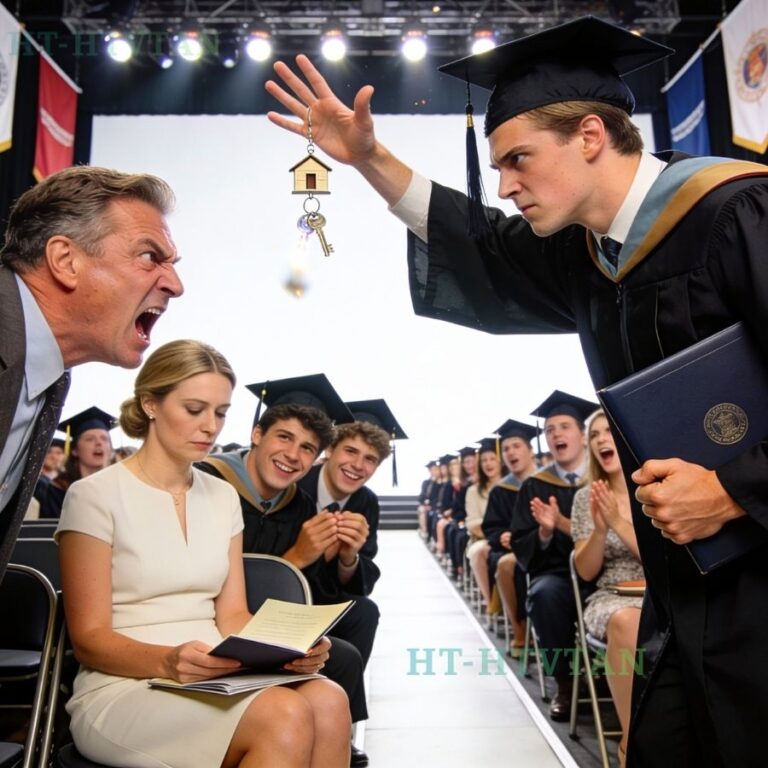 “Sei ancora lo scherzo”, disse M con disprezzo alla cerimonia di laurea. “Ho le chiavi di casa nuova e Sai Now.” Mentre i loro sorrisini svanivano, il vero segreto venne a galla… “Sei ancora lo scherzo”. Mio padre non si preoccupò nemmeno di abbassare la voce.