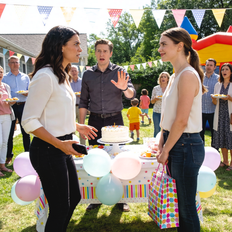 La compagna di mio marito ha avuto il coraggio di presentarsi alla festa di compleanno di nostra figlia e sorridere. Mi si è scaldato il sangue, ma sono rimasta calma e mi sono assicurata…