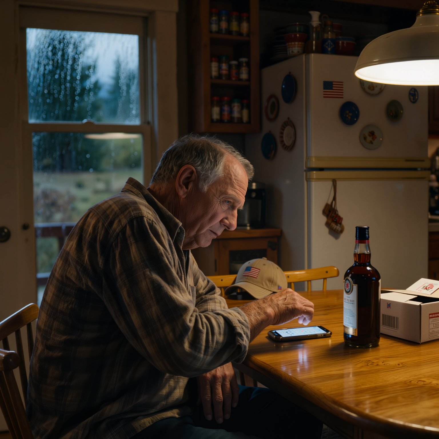 Il giorno del mio 63° compleanno mio figlio si è finalmente presentato di nuovo nel modo più americano possibile: non alla porta di casa, ma in un pacchetto silenzioso sul mio portico, e quando ho passato la sua costosa bottiglia al nostro avvocato di famiglia invece di aprirla, tutto nella nostra tranquilla cittadina dell’Oregon ha iniziato a sembrare sbagliato