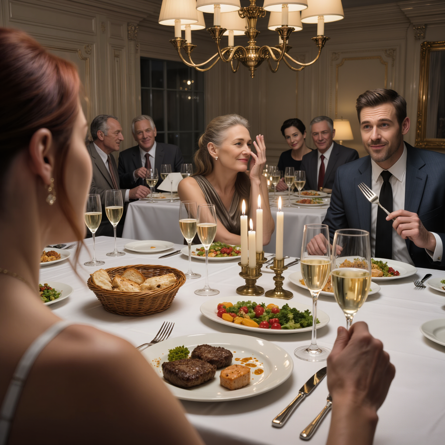 Mia madre si è sporta verso di noi durante la cena di fine anno e mi ha sussurrato: “Ti abbiamo invitato solo per pietà, non restare a lungo, okay?” – mio fratello ha riso come se gli fosse piaciuto: “Sei un fallimento”. – tutti i commensali hanno alzato i bicchieri come se mi stessero guardando per divertimento… Ho solo sorriso, ho bevuto un sorso lento, mi sono alzato e me ne sono andato… e 7 giorni dopo, i loro telefoni hanno squillato come se fossero in fiamme perché è apparsa una serie di “strane notifiche” con il mio nome sopra…