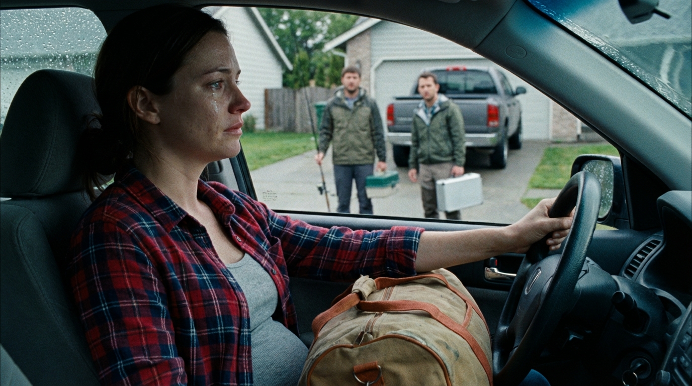 Meu marido me deixou sozinha no carro enquanto eu estava em trabalho de parto e foi pescar com o pai dele. Ele até brincou dizendo que eu “daria conta do hospital sozinha”. Duas horas depois, ele me ligou tremendo, quase chorando…