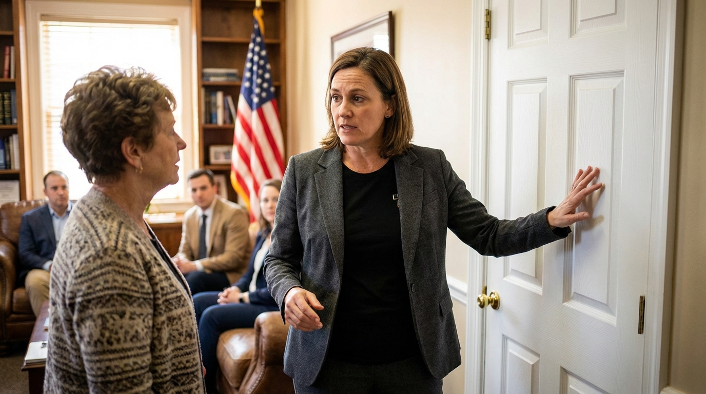 Nel soggiorno beige, tra la candela profumata e il tintinnio del ghiaccio in un bicchiere, mia nuora indicò la porta e disse seccamente: “Fuori”. Nessuno parlò. Nessuno mi difese. Ho 79 anni, vivo di disciplina come un’equazione, così scesi dal portico esattamente alle 15:47 in silenzio. Pensavano che stessi cedendo. Ma durante il viaggio in autobus verso casa, mi ricordai di un documento da 50.000 dollari che pensavano avessi dimenticato.