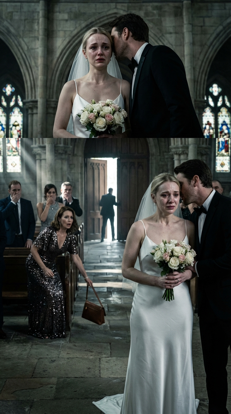 Elhagytak az esküvőm napján… a milliomos főnököm pedig felém hajolt, és azt suttogta: „Tégy úgy, mintha én lennék a vőlegény.” Mielőtt időt hagyott volna a válaszra, ami ezután történt, mindenkit megdöbbentett…