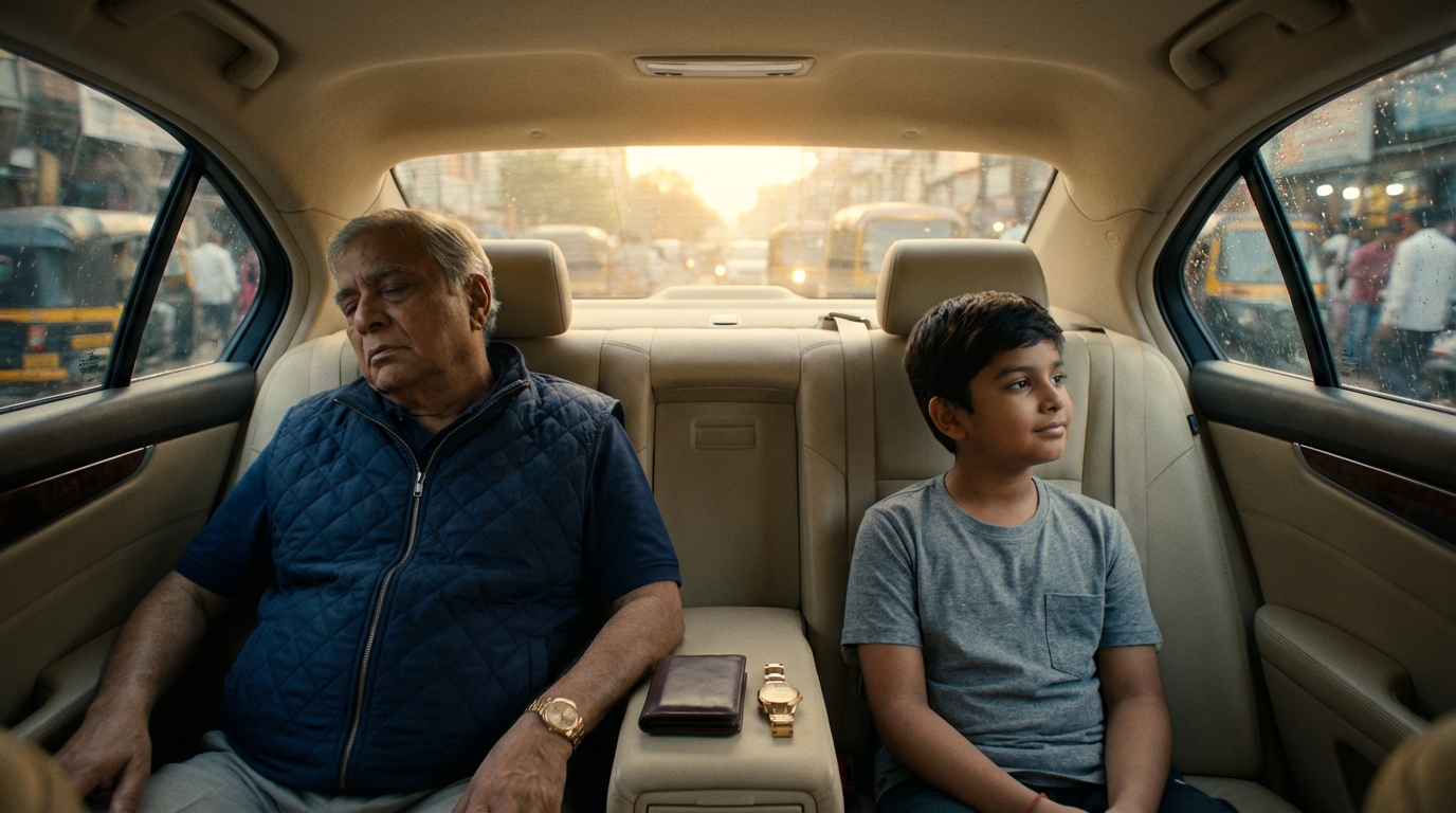 Il miliardario ha finto di dormire per mettere alla prova il figlio del suo autista: pensava che il bambino lo avrebbe derubato, ma le lacrime gli rigavano il viso quando ha visto cosa aveva fatto.