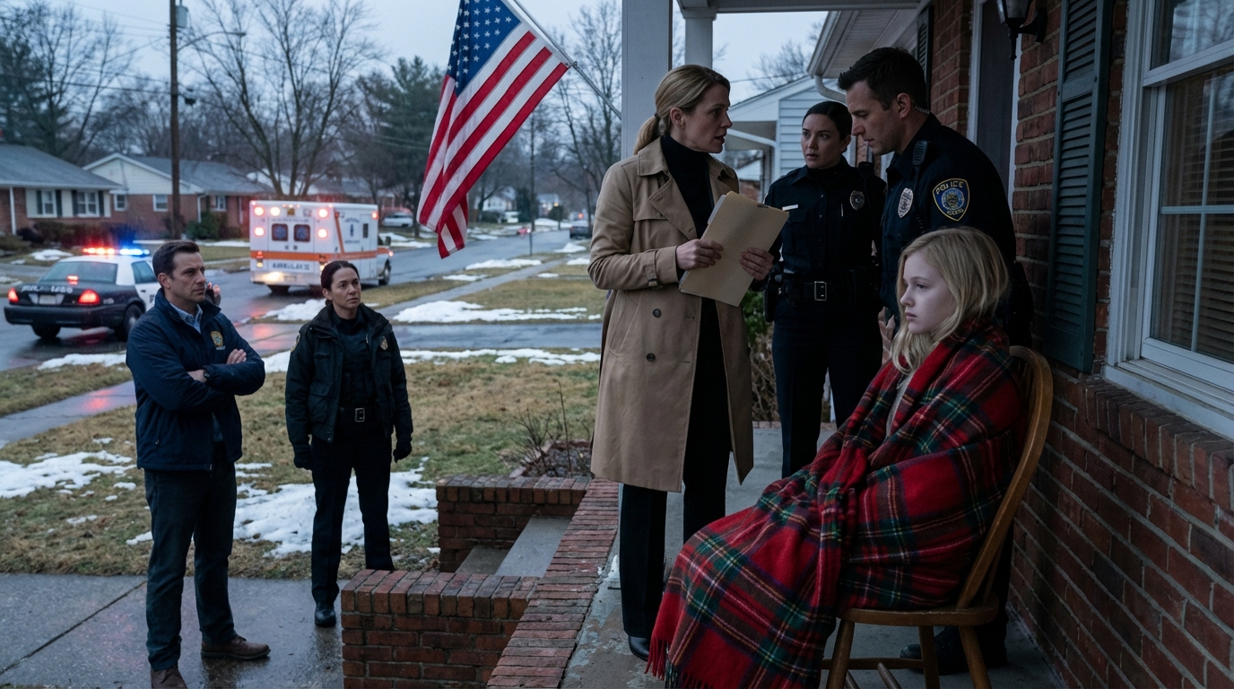 La figlia di 5 anni di mia sorella si è presentata alla mia porta alle 5 del mattino, tremante e terrorizzata, dopo aver trascorso la notte in una dependance non riscaldata. Quando i suoi genitori hanno cercato di incolparmi, non ho protestato: ho contattato con calma le autorità e ho condiviso le prove che avevano nascosto…