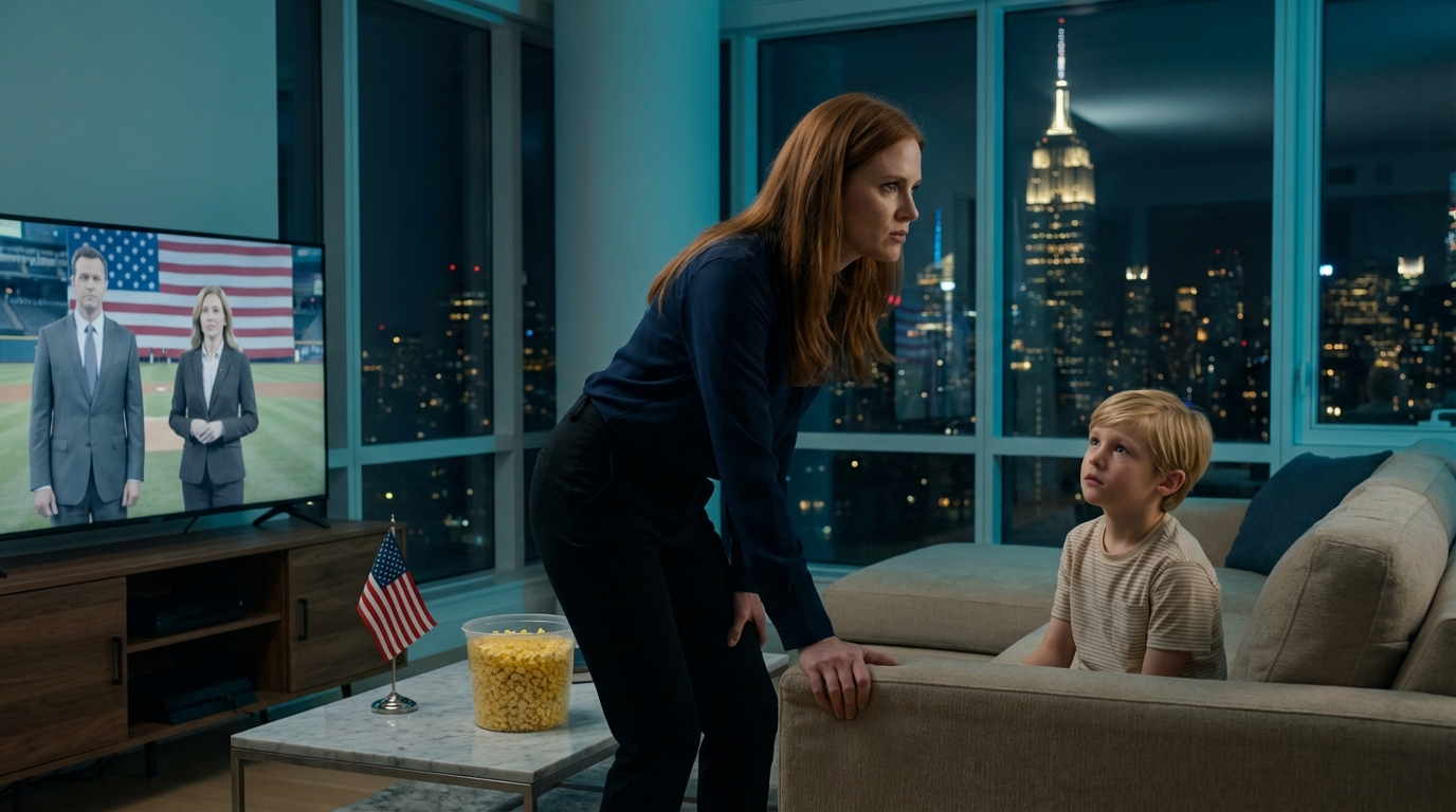 Ha detto di essere impegnato in una riunione, ma si è presentato in diretta streaming di una partita di baseball con l’altra donna