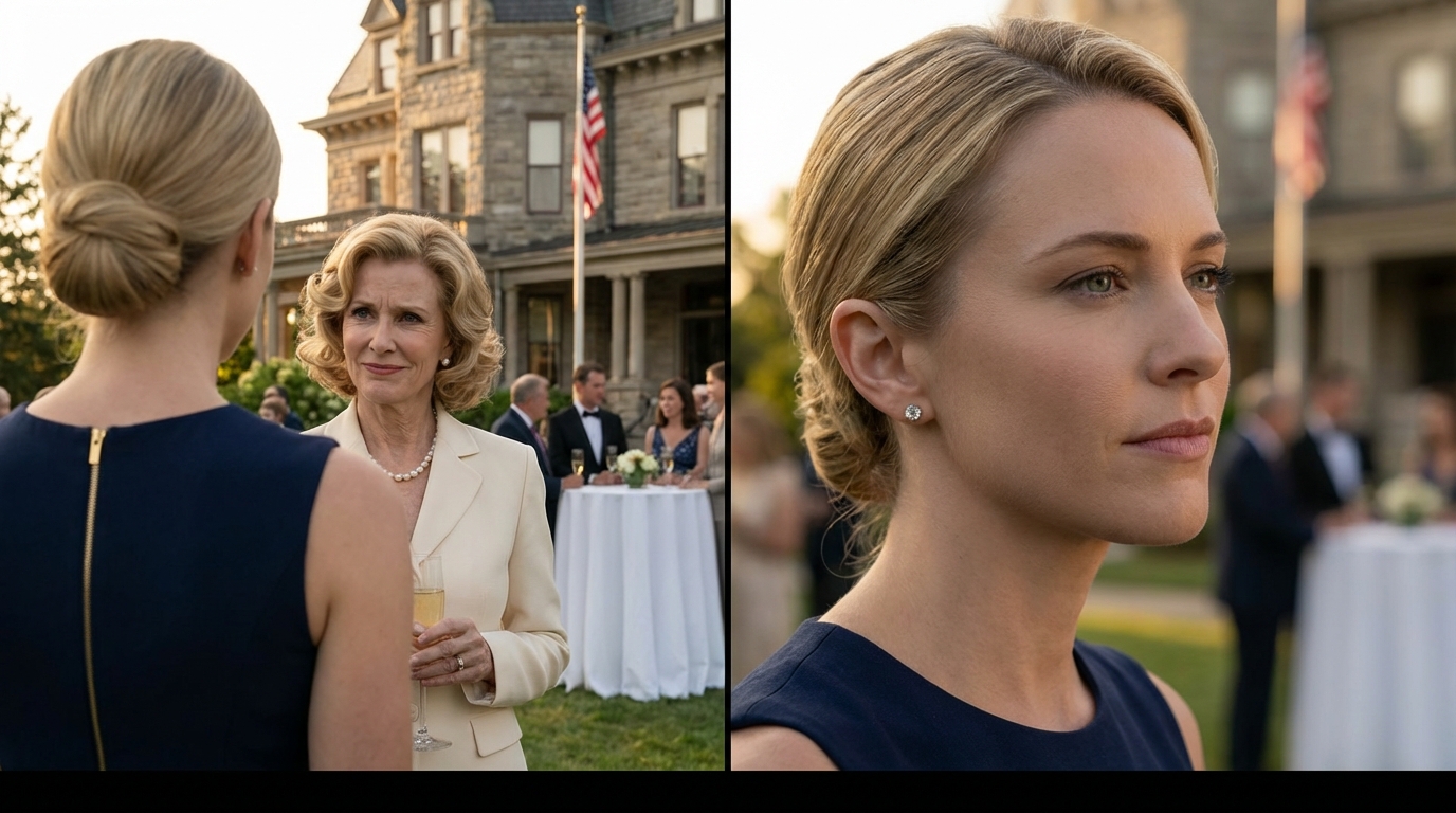 Alla festa in cui annunciavano che entrambe le case sarebbero andate a Vanessa, mia suocera mi rivolse un sogghigno: “Martha, sei solo una serva con i tacchi”. Non replicai. Rimasi in silenzio, nascondendo un segreto in biblioteca. Quando l’avvocato arrivò tra gli applausi, la guardai e dissi esattamente una frase.