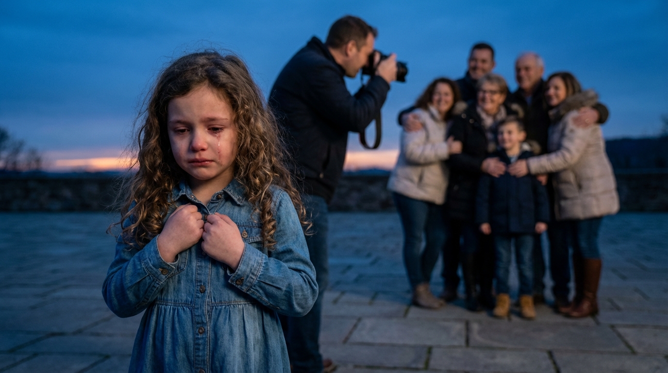 Egy családi találkozón a 7 éves örökbefogadott kislányomnak azt mondták, nem szerepelhet a családi fotón, mivel „ő nem valódi családtag”. Egész éjjel némán sírt, még az apja mellett is. Amikor rájöttem, mi történt, nem kiabáltam. Ezt tettem. Három órával később az egész család teljesen kikészült… rájöttek, hogy a „vérségi kötelék” semmit nem ér, ha nincs mögötte fedezet.