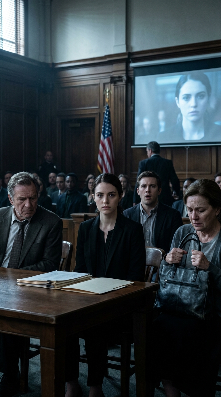 Szó nélkül vártam a bíróságon, biztos voltam benne, hogy elköteleznek, de aztán az ügyvédem lejátszott egyetlen videót, amitől apám megdermedt, a bátyám mosolya eltűnt, anyám pedig papírfehér lett, így láthatóvá vált a csapda…