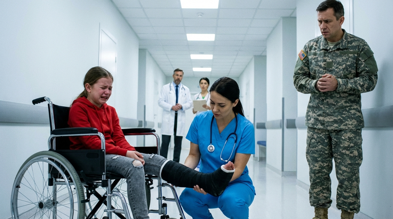 Fu allora che un’infermiera alle prime armi di nome Ava si fermò. Non si precipitò. Non parlò subito.