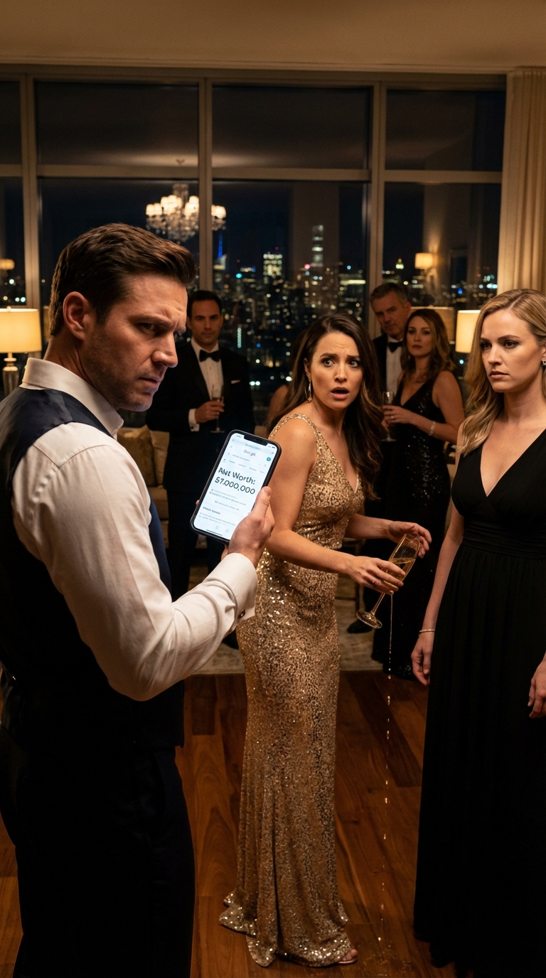 „Csak féltékeny” – gúnyolódott a nővérem mindenki előtt a saját partiján, majd a vőlegénye rákeresett a nevemre a Google-ön, és egy 7 millió dolláros nettó vagyon villant fel a képernyőn. A nővérem mosolya megfagyott, és egy szót sem tudott kinyögni…