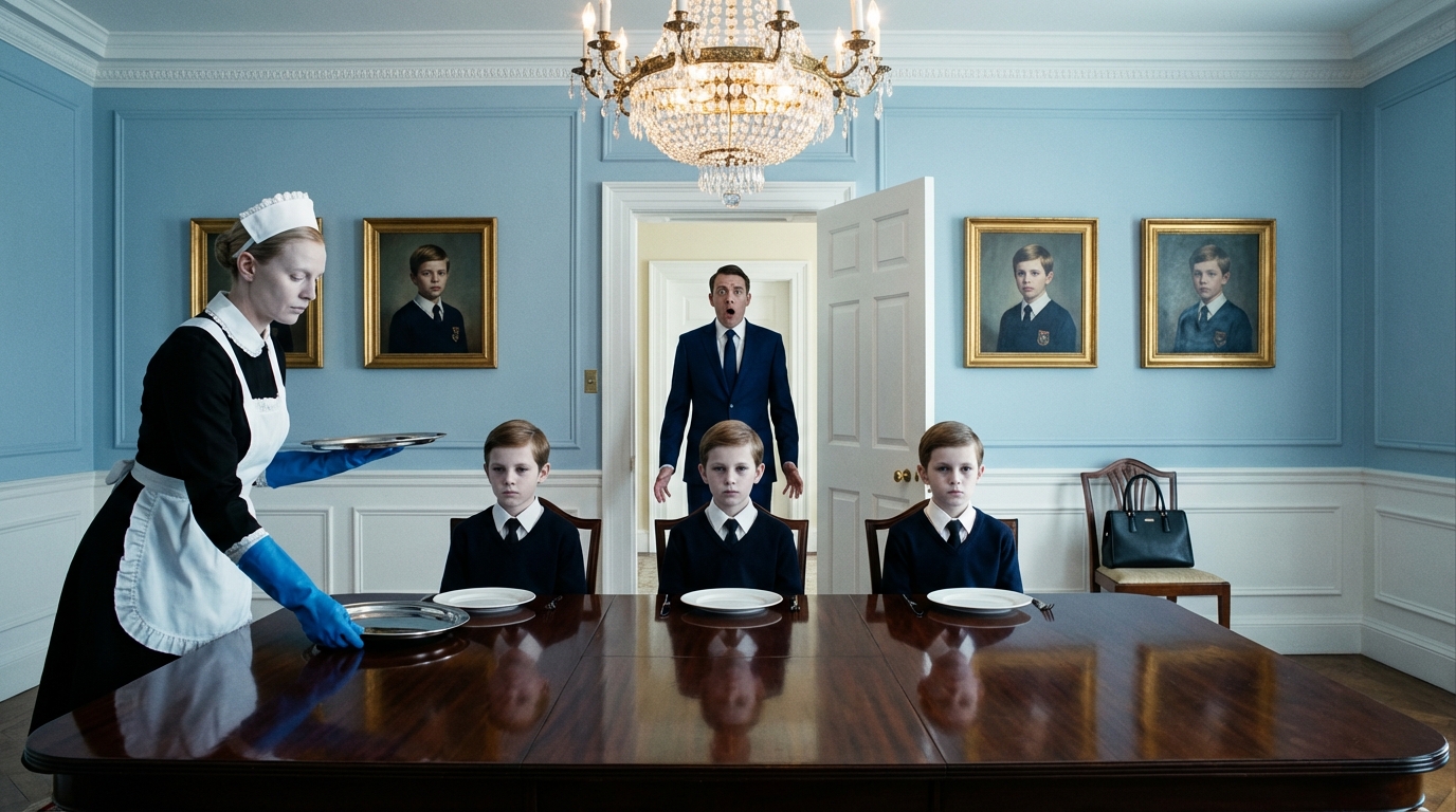 Un milionario arriva senza preavviso all’ora di pranzo… e non riesce a credere a ciò che vede