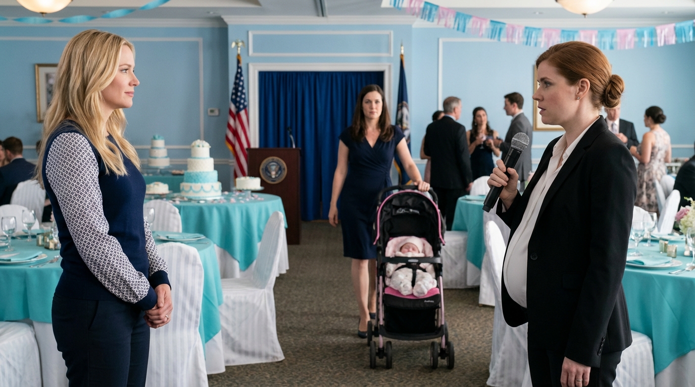 “Ainda sem filhos e sem dinheiro?” Minha irmã perguntou no chá de bebê com aquele sorriso doce demais. “Que pena.” Algumas pessoas fizeram caretas sem graça. Mamãe deu um tapinha na minha mão e disse: “Tudo bem, o caminho de cada um é diferente.” Não discuti. Apenas olhei para o meu relógio. Então, as portas do local se abriram. Minha babá entrou com meus trigêmeos de dois anos, vestida para a ocasião. Logo atrás dela, um médico renomado do Johns Hopkins entrou e me deu um pequeno aceno — ele é meu marido. A taça de champanhe da minha irmã escorregou da mão dela quando a babá disse…