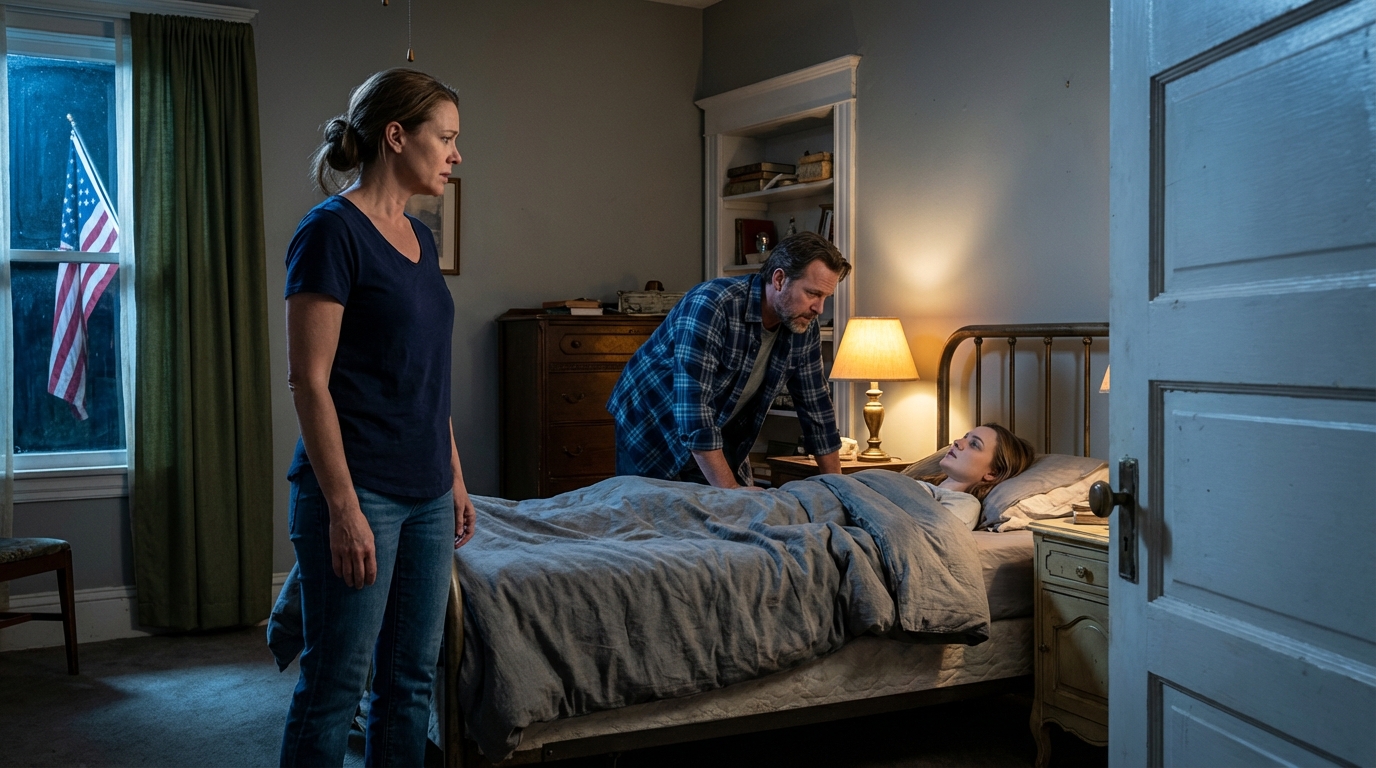 Mentre giacevo morente nella mia stanza, mia sorella lasciò silenziosamente la porta socchiusa per far entrare uno sconosciuto. Non riuscivo a muovermi. Sentii dei passi… e il suo sussurro, “fai in modo che sembri naturale”. Ma quello che accadde dopo, chi entrò da quella porta… cambiò tutto.