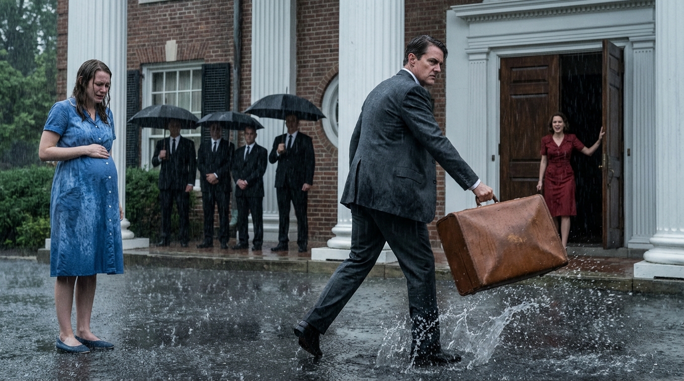 Stracci, pioggia e rivelazioni spietate: come la figlia di un trilionario ha distrutto la vita del marito con una telefonata