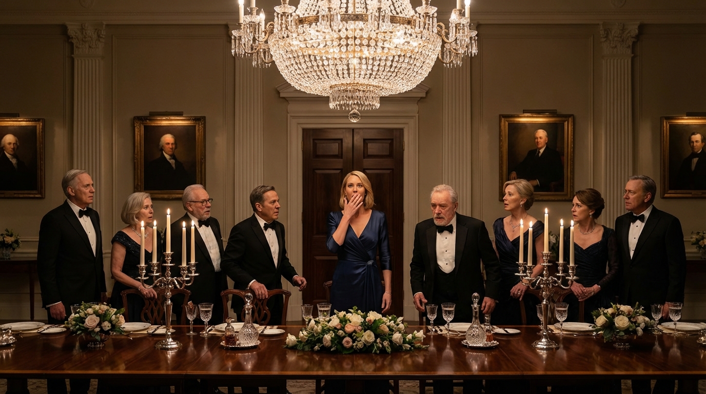 Al ricevimento di nozze di mio figlio, mia moglie ha alzato il bicchiere e ha annunciato: “Questa è la fine per noi. Ho trovato una nuova persona”. La sua ragazza era seduta di fronte a me, sorridente. Tutti erano senza parole. Mi sono sporto e ho detto: “Grazie per l’avviso”. Prima di andarmene, le ho dato una busta. Quello che ha visto dentro l’ha fatta urlare…