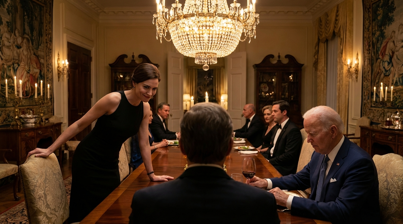 Proprio nel mezzo del tavolo da pranzo silenzioso, il padre del mio fidanzato miliardario indicò il vestito che indossavo e disse: “Quella feccia di strada con abiti presi in prestito dovrebbe smetterla di sognare di sedersi a questo tavolo”. 23 ospiti trattennero il fiato mentre posavo il tovagliolo e mi dirigevo verso la porta con un sorriso… e nessuno di loro sapeva che quella stessa sera una decisione presa da quel “pezzo di feccia” avrebbe fatto vacillare il suo impero.