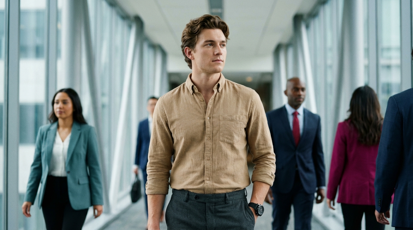 La giovane donna dell’azienda e il gesto sorprendente nei confronti dell’umile candidato.