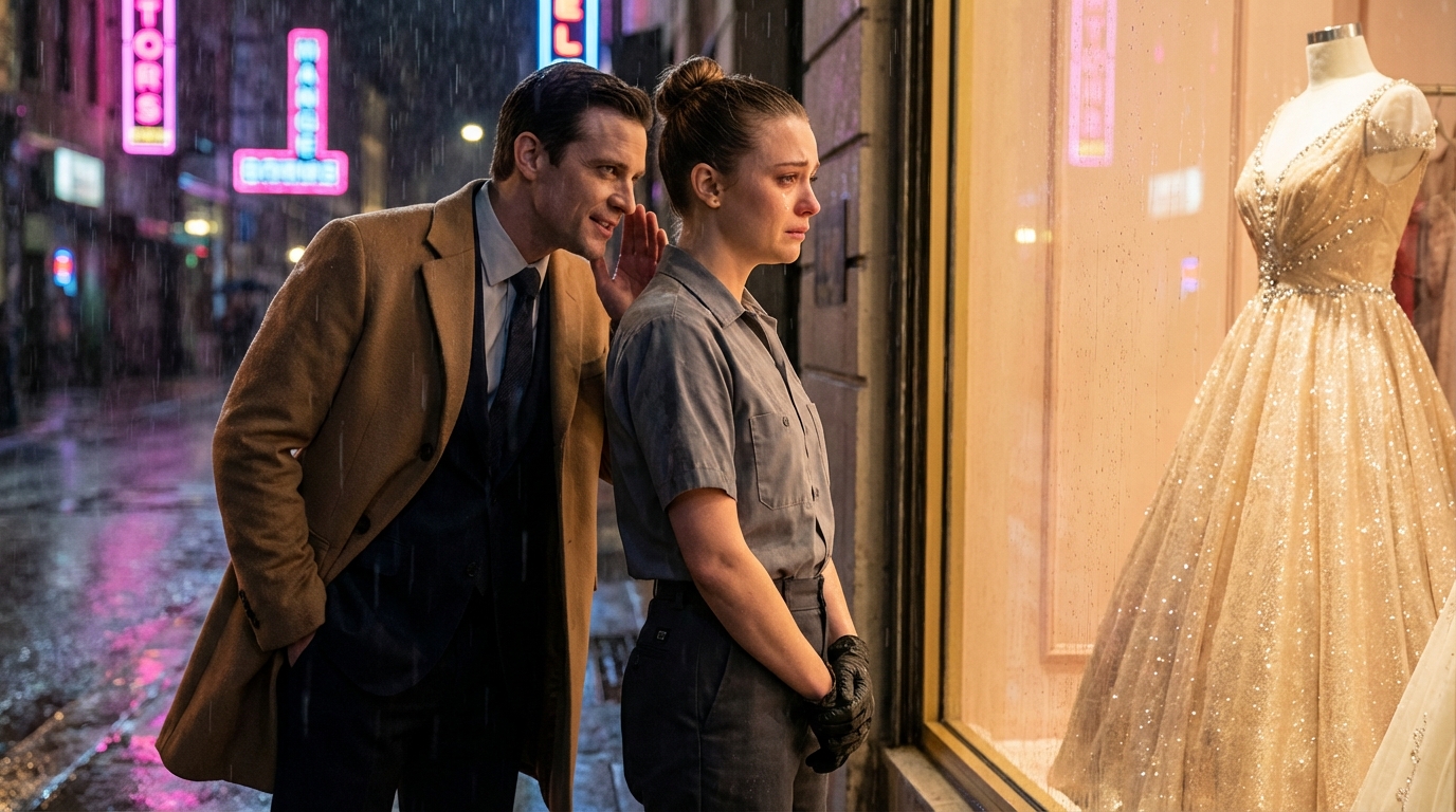 Mariana si chinò per raccogliere le banconote.