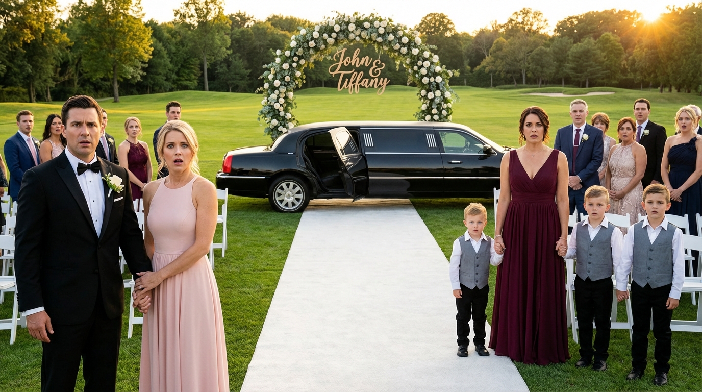 Il sole sorgeva su una cittadina tranquilla, ma sotto quella calma si nascondeva una tempesta pronta a scatenarsi. Sui gradini dell’hotel, il matrimonio stava per iniziare.