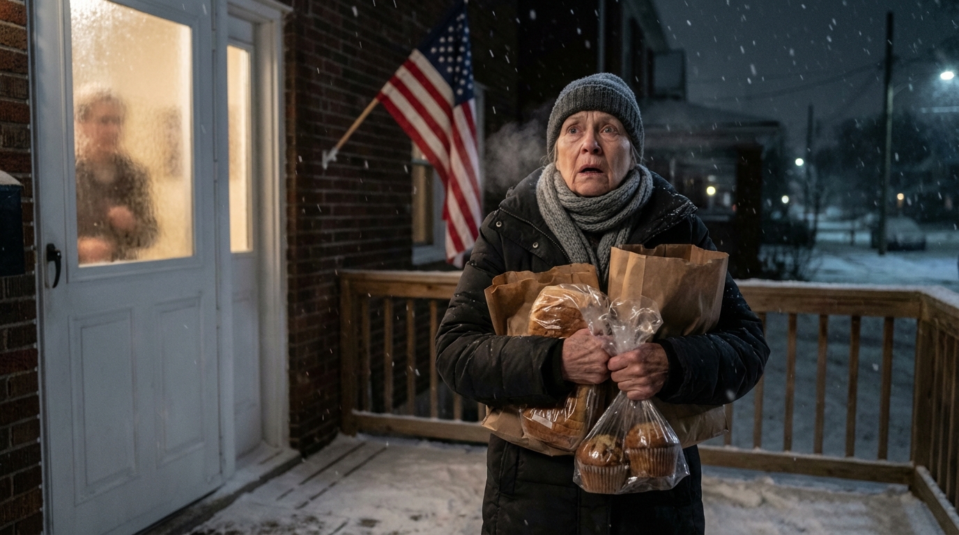 La notte di Natale mi hanno detto: “Non abbiamo più bisogno di te”, mio ​​figlio è rimasto in silenzio dietro al tavolo da pranzo, mia nuora ha chiuso la porta a chiave, è caduta una forte nevicata, i regali che avevo comprato con quasi tutto il mio assegno di sussidio si sono raffreddati tra le mie mani, ho bussato finché le nocche non mi bruciavano a -20 °F, poi mi sono svegliato al pronto soccorso con un messaggio vuoto.