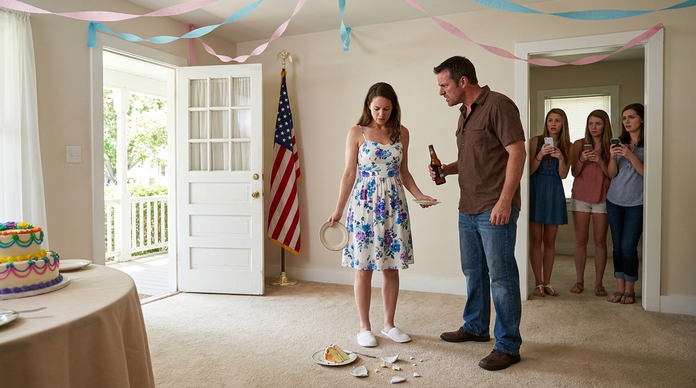 Mio suocero mi ha schiaffeggiato al baby shower, chiamandomi “difettosa”. Non sapeva che ero incinta di 11 settimane. La stanza è diventata silenziosa, i telefoni hanno iniziato a registrare. Ore dopo, ero al pronto soccorso. Al mattino, mio ​​marito ha dovuto fare una scelta… e ha cambiato tutto.