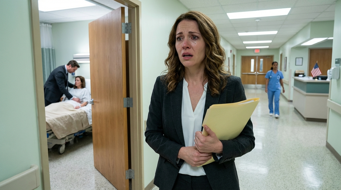 Mio marito ha giurato di essere in “viaggio d’affari a Valencia”, ma ho portato un cesto di frutta in un ospedale VIP a Segovia, ho visto la porta della stanza 305 socchiusa e ho sentito la sua voce ridere dall’interno; poi ha chiamato qualcun altro “moglie”, ha parlato di aver prosciugato i soldi della mia azienda, di aver trasferito beni a mio nome e di “avermi dato una lezione”… Non mi sono intromessa. Ho solo premuto un pulsante, mi sono girata e me ne sono andata: il gioco è iniziato.