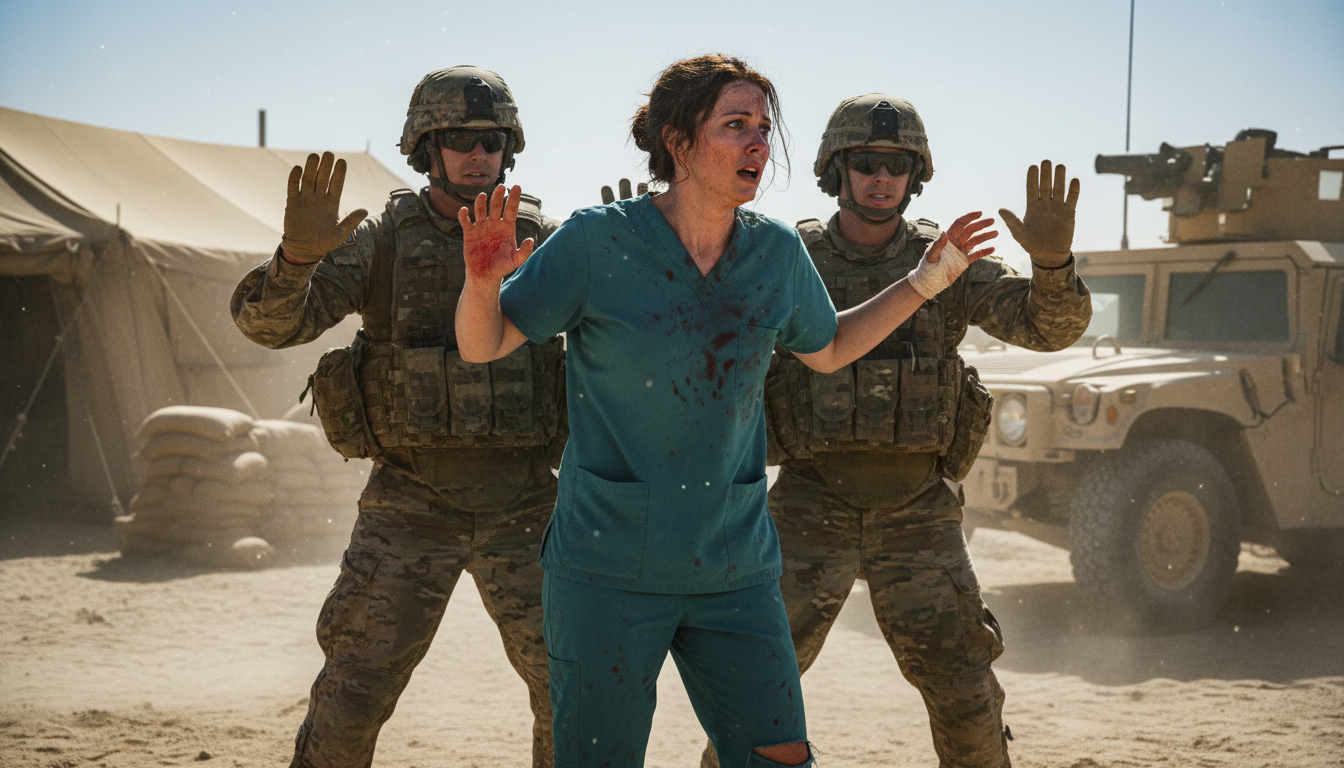 Dissero all’infermiera zoppicante di restare indietro, finché non atterrarono 4 elicotteri dei Marines che chiedevano “Angel Six”