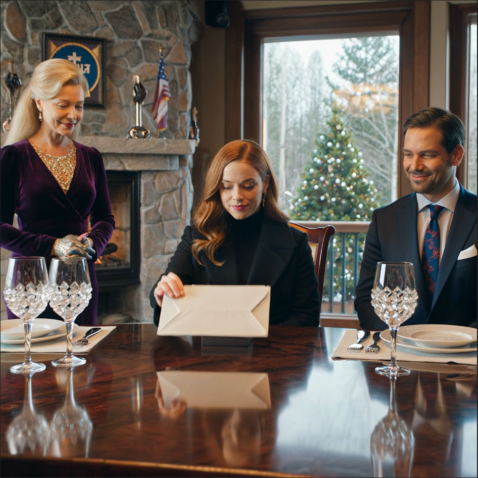 Tutti hanno ricevuto regali tranne me, e in uno chalet di Aspen da 10 milioni di dollari, non è stato un incidente—è stato un messaggio. Ho lasciato che li consegnassero, perché avevo portato il mio.