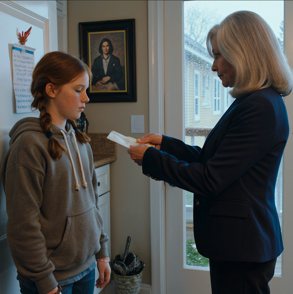 La mattina del mio sedicesimo compleanno, mi sono svegliato in una casa silenziosa e un biglietto sul frigorifero che mi diceva di stare nascosto mentre mio padre sorgeva champagne con la mia famiglia ricostituita a tre miglia di distanza in un country club. Pensavo che essere dimenticati fosse la crudeltà—fino alle 20:47, quando suonò il campanello e arrivò la mia madrina con una busta e documenti legali che dimostravano che mio padre aveva fatto qualcosa di irreversibile. Due settimane dopo, la verità esplose davanti a 300 persone.