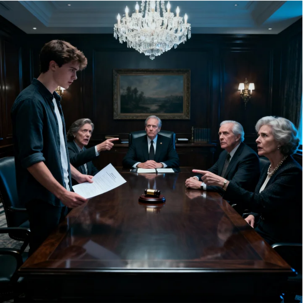 ALLA LETTURA DEL TESTAMENTO DI MIO NONNO MILIARDARIO, MI HANNO CHIAMATO “LADRO”. TUTTI CI HANNO CREDUTO, POI L’AVVOCATO HA DISSE: “TUO NONNO SE LO ASPETTAVA”, HA ACCESO LA TELECAMERA NASCOSTA E NELLA STANZA È CALATO IL SILENZIO