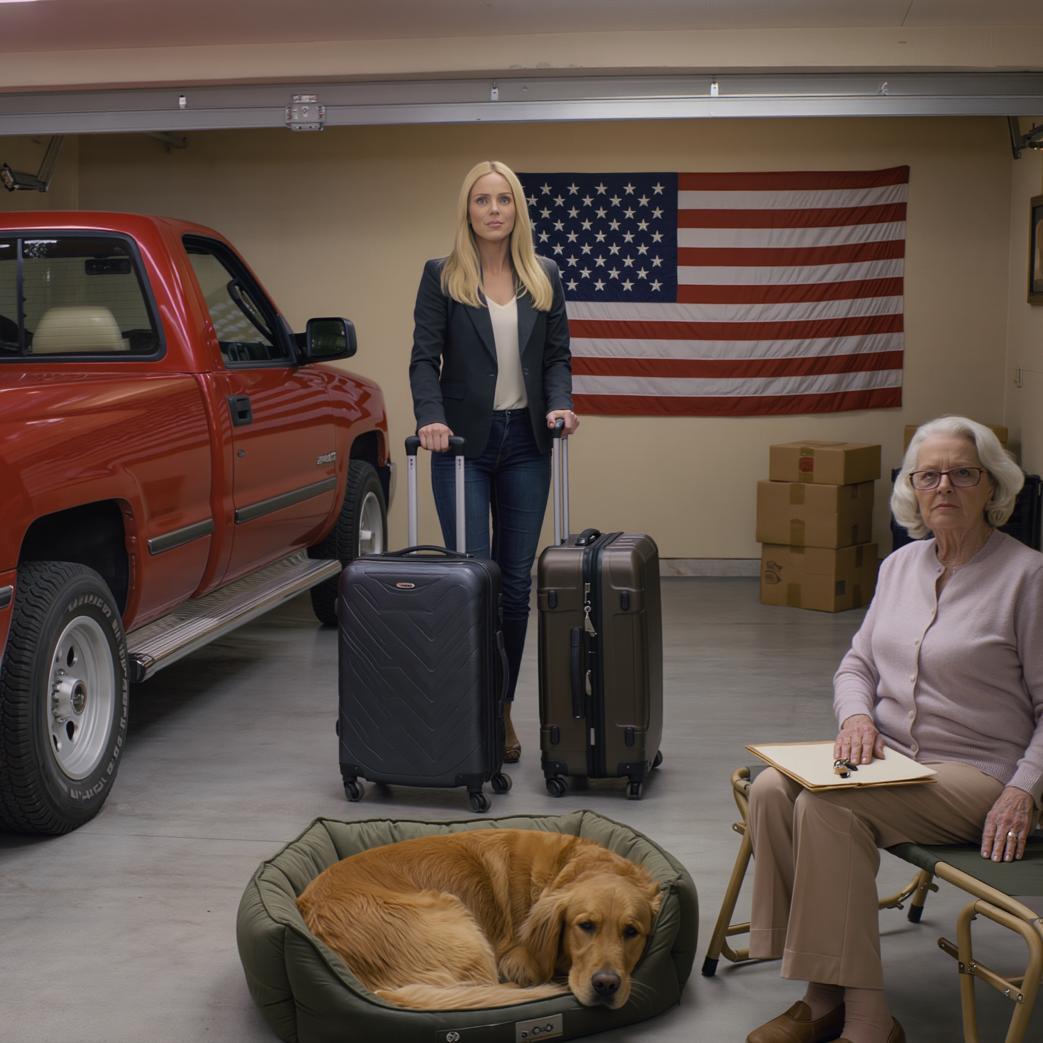 Il giorno in cui mio marito è morto, mia nuora ha ammucchiato le mie valigie in garage, ignara dei 19 milioni di dollari e della villa che mi aveva lasciato. Quella notte, mi ha detto: “D’ora in poi dormirai in garage”. Proprio accanto c’era il letto del suo cagnolino coccolato. Ho solo sorriso e ho risposto dolcemente: “Va bene”, perché non aveva idea che stessi per riscrivere le regole. Quando se ne è resa conto… tutto era già cambiato.