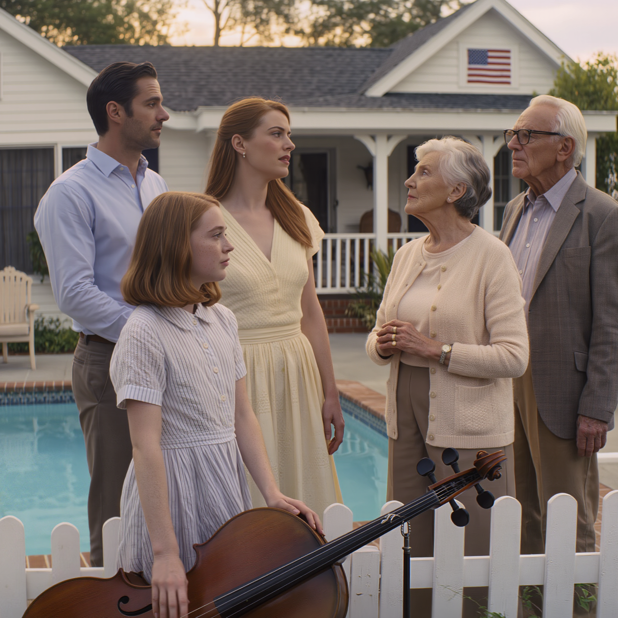 I miei genitori vendettero il violoncello antico di mia figlia undicenne, quello che aveva ricevuto da mia nonna, e usarono il ricavato per costruire una piscina per la figlia di mia sorella. Quando mia nonna lo scoprì, sorrise e disse: “Il violoncello era…” I miei genitori rimasero in silenzio, sbalorditi.