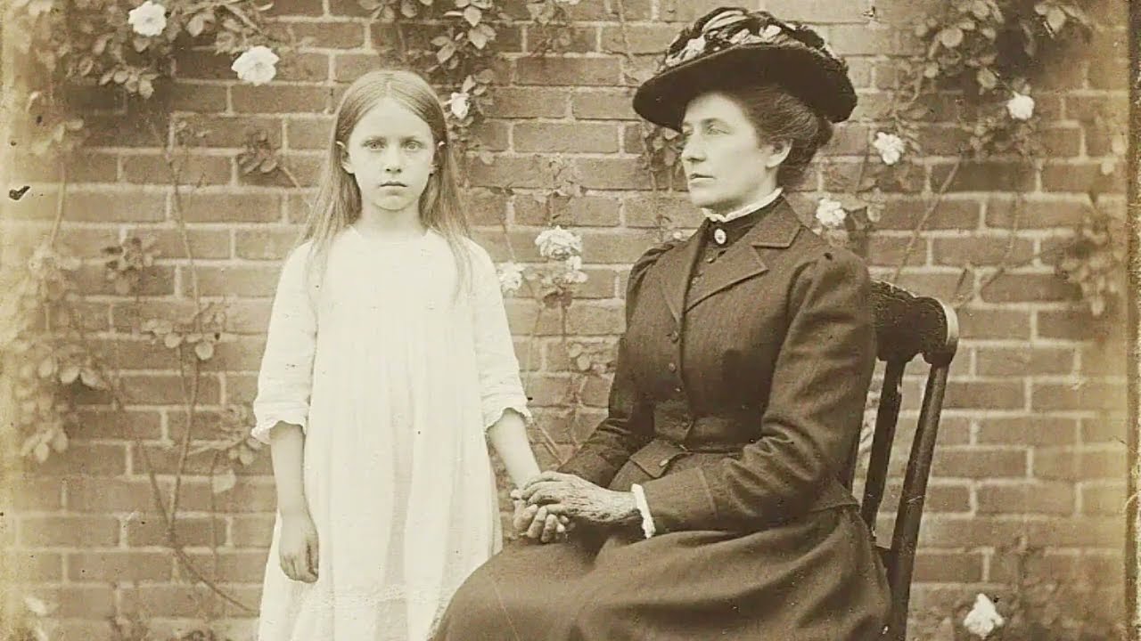 Questa foto del 1899 di una ragazza e una donna che si tengono per mano sembrava normale, finché il restauro non ha rivelato l’orrore