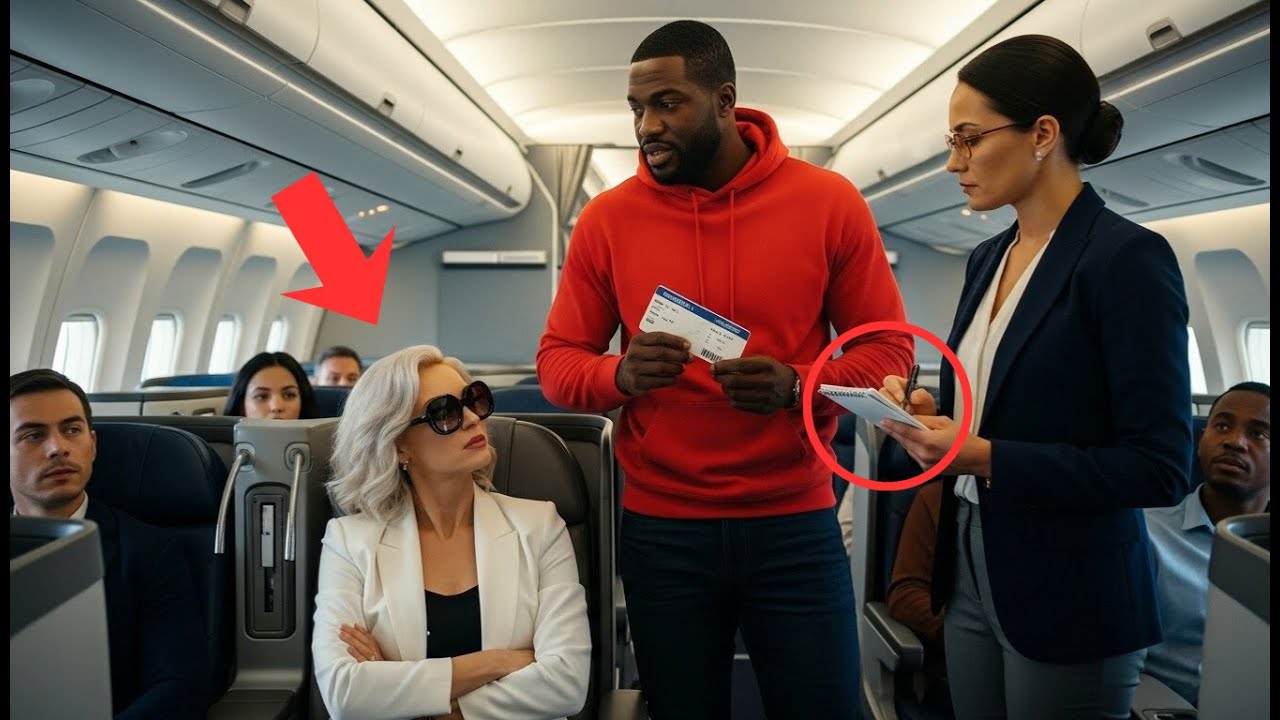 Donna bianca ha preso il posto di prima classe del CEO nero — pochi minuti dopo, la compagnia aerea si è bloccata