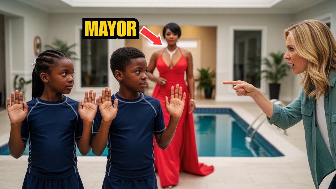 Donna bianca chiama la polizia per gemelli neri— Speeechless quando arriva la loro madre, il sindaco,