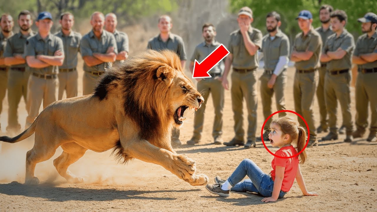 La bambina che ha cresciuto un cucciolo di leone, ma anni dopo, quando lo ha incontrato di nuovo… Tutti erano paralizzati dalla paura!