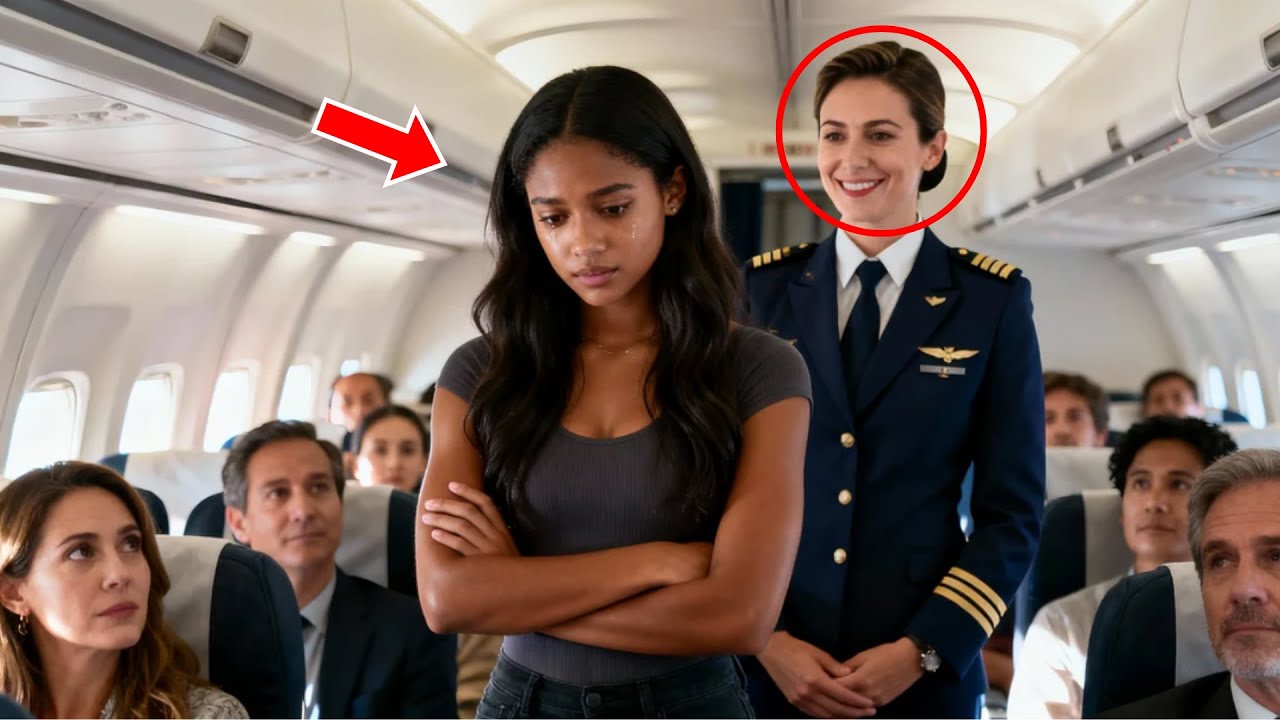 L’equipaggio della compagnia deride la ragazza nera solitaria — poi la sua scorta di sicurezza prende il controllo del terminal…