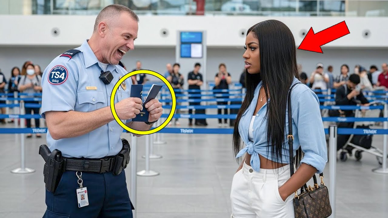 Agente TSA strappa il passaporto di una ragazza nera, ignaro che è la nuova CEO della compagnia