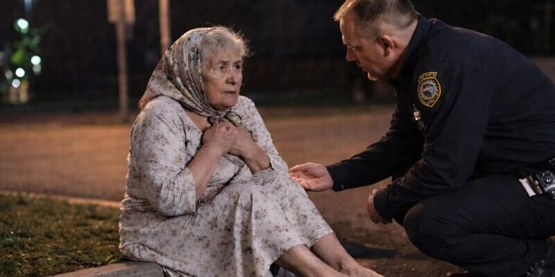 Alle 3 del mattino, la polizia ha ricevuto una chiamata su uno strano uomo che vagava per le strade, mezzo nudo. Gli agenti giunti sul posto non avevano idea di cosa li aspettasse.