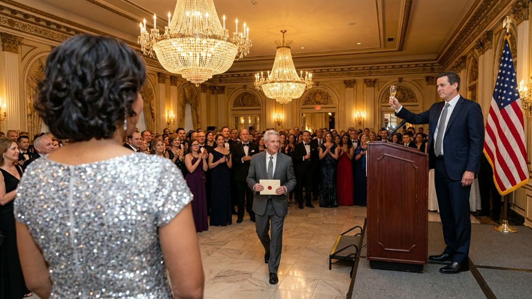 Per 20 anni i miei genitori mi hanno chiamato “quello stupido”, mentre mia sorella ha ottenuto un biglietto d’ingresso completo per Harvard e promesse di eredità. La sera della laurea al Plaza, papà ha alzato il bicchiere davanti a tutti: una Tesla nuova di zecca, una villa da 13 milioni di dollari: tutto per lei. Sono stato spinto a un tavolo vicino alla porta della cucina, in silenzio… finché uno sconosciuto dai capelli argentati non è entrato, mi ha premuto una busta sigillata in ceralacca e mi ha sussurrato: “Ora tocca a te”.